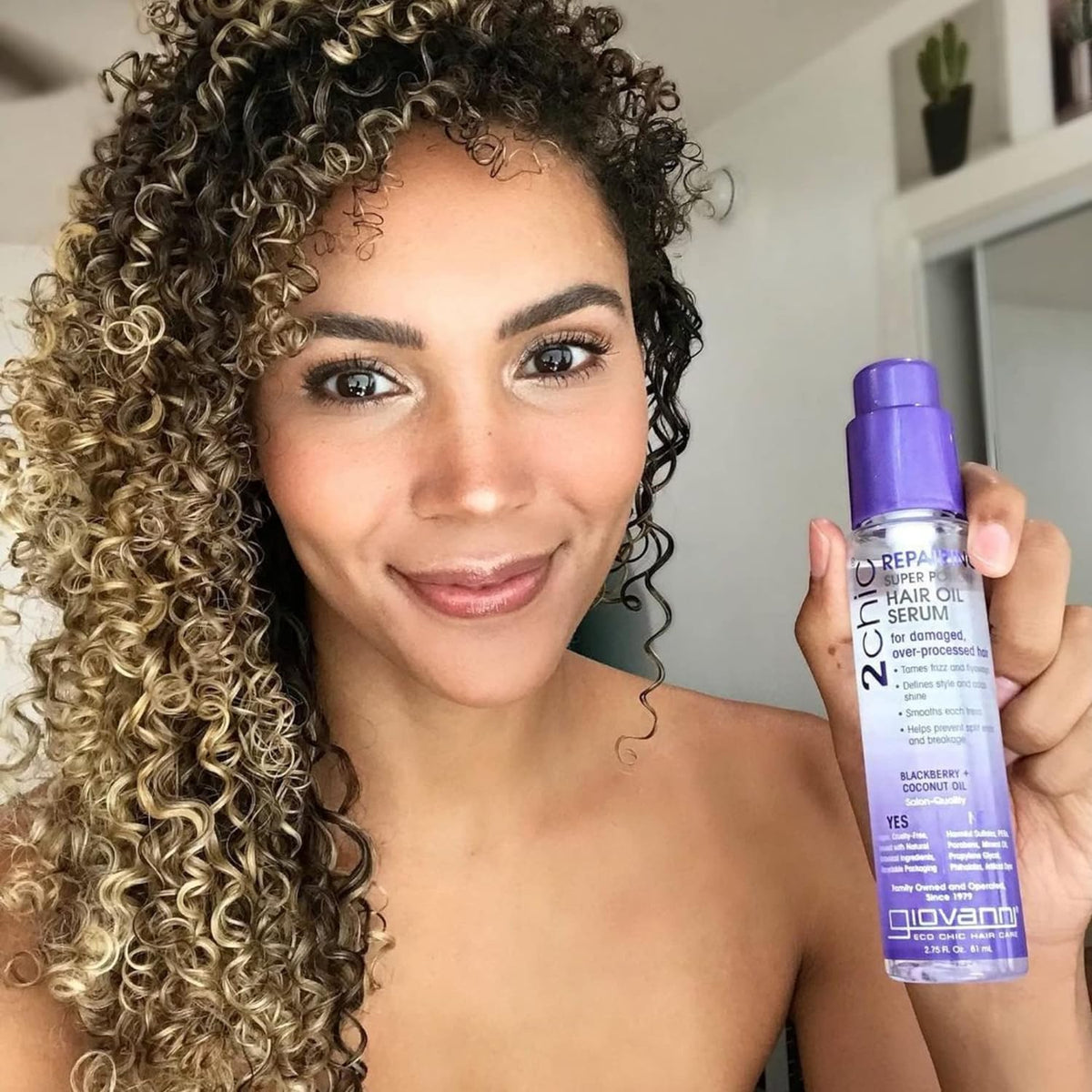 GIOVANNI 2chic Repairing Super Potion Hair Oil Serum, 2.75 fl oz