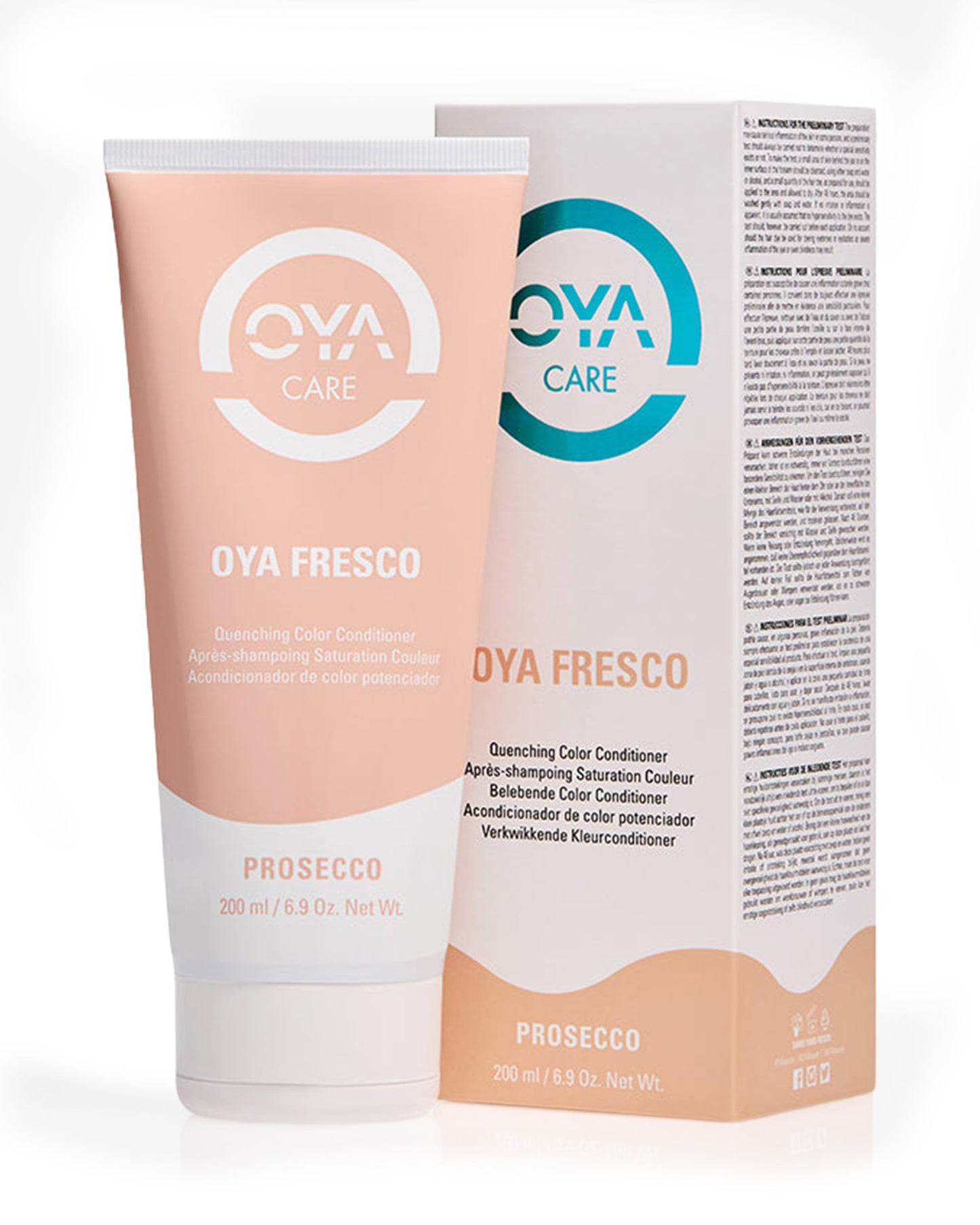 OYA Fresco Quenching Color Conditioner - Prosecco - Semi Permanent Color Depositing Conditioner for Blonde Hair - Enhances & Maintains Beige Blonde Beauty & Personal Care OYA