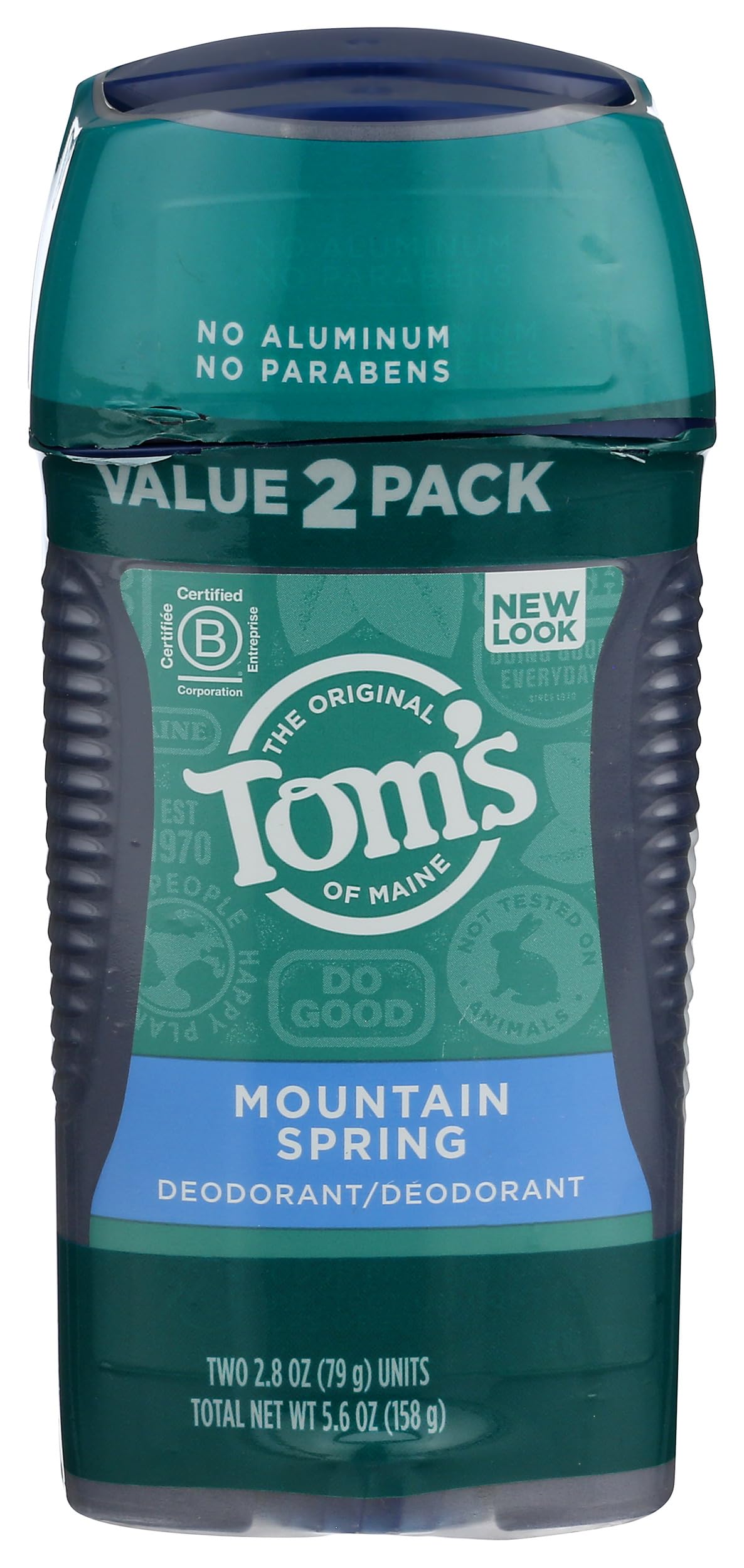 Mountain Spring Long Lasting Stick Deodorant Twin Pack Beauty and Personal Care Tom's of Maine