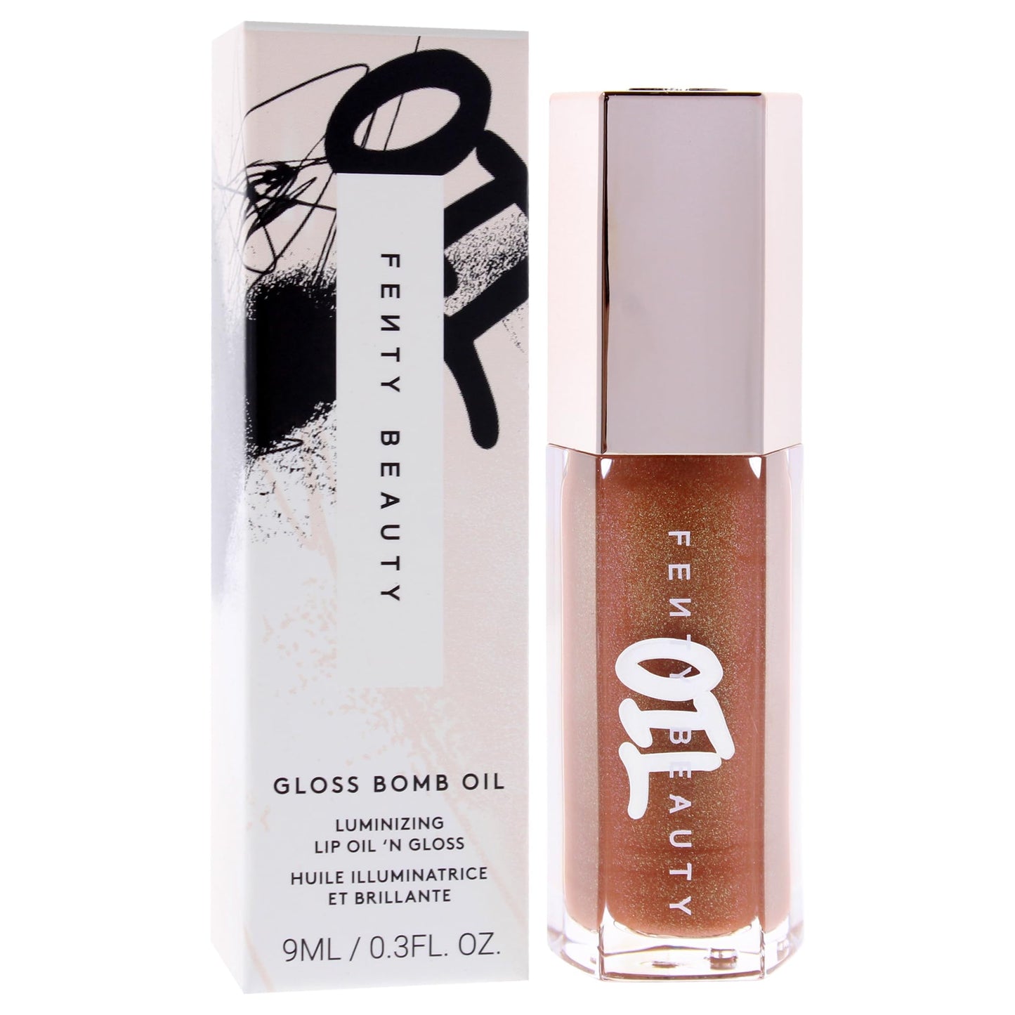 Gloss Bomb Luminizing Lip Oil N Gloss - 06 Fenty by Fenty Beauty for Women - 0.3 oz Lip Gloss Beauty & Personal Care FENTY BEAUTY