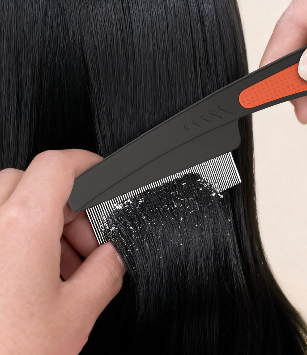 Dandruff Comb Removal 2PC Hollow Fine Tooth Scalp Detox Hair Care Tool Beauty and Personal Care EHBELIF