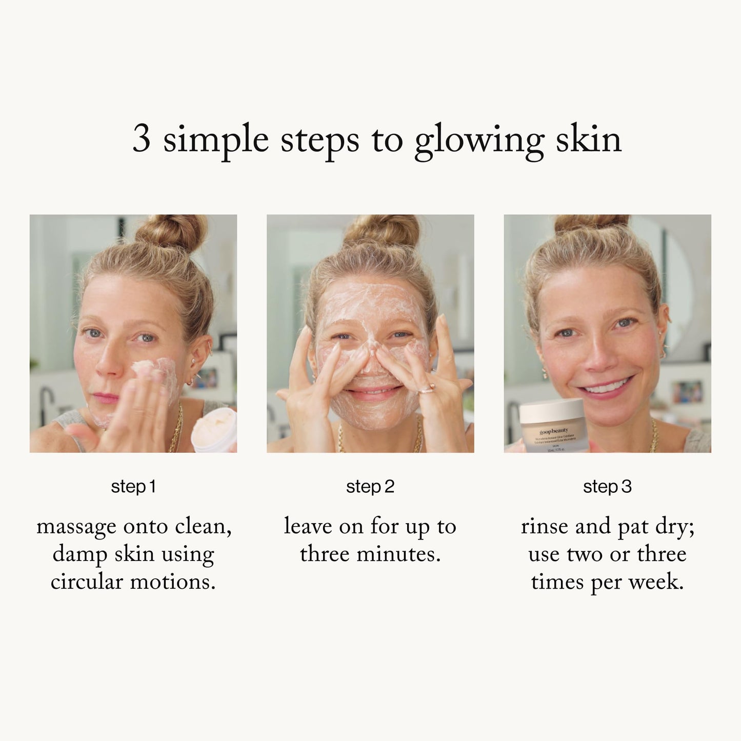 goop Beauty Microderm Face Exfoliator | At-Home Microdermabrasion with Glycolic Acid & Exfoliating Minerals | Smooths Skin Texture | Clean Face Scrub Beauty & Personal Care goop