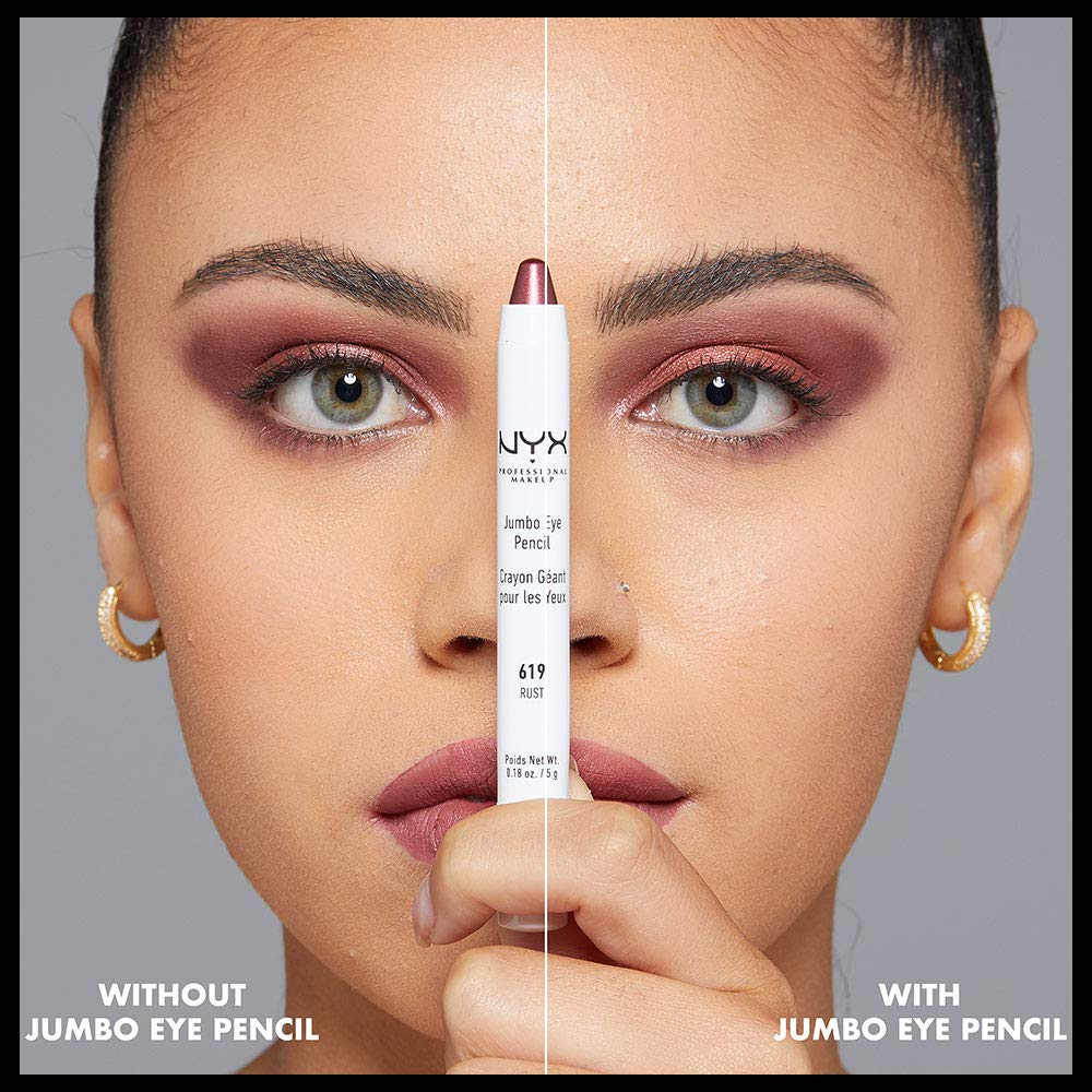 NYX PROFESSIONAL MAKEUP Jumbo Eye Pencil, Eyeshadow & Eyeliner Pencil - Rust Beauty & Personal Care NYX PROFESSIONAL MAKEUP