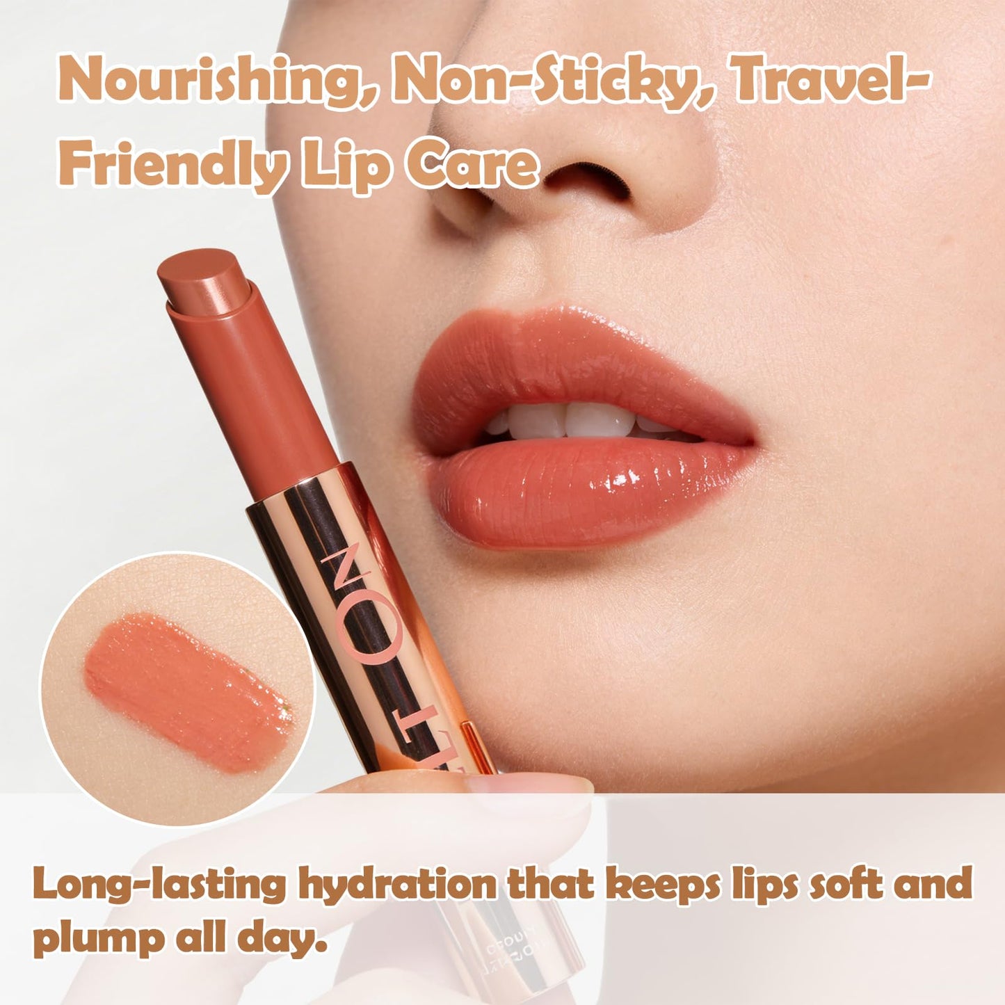Oz Lab Beauty Melt On Dewy Lip Balm - Coral Tint, Hydrating Click-Up Lip Moisturizer, Cruelty-Free, 0.21FL.OZ/6 ML?pack of 1 Beauty and Personal Care OZ LAB