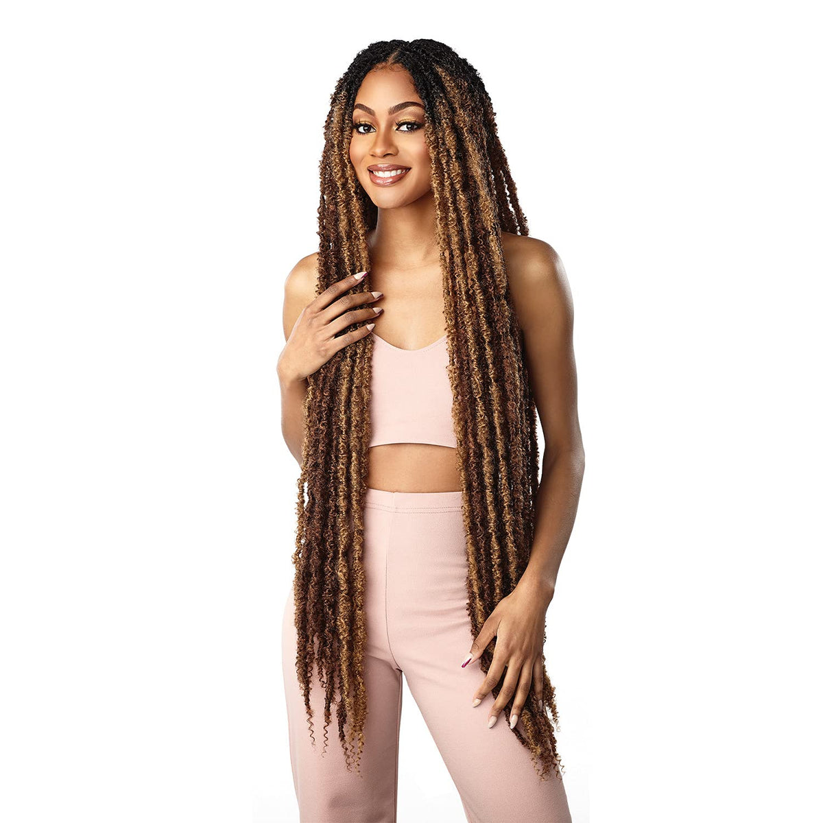 Sensationnel Lulutress Crochet Braiding Hair-Butterfly Locs 36 Inch,T1B/BG