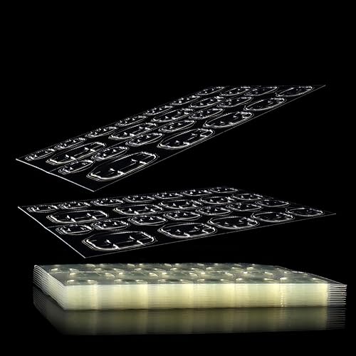 Laza 240 Pcs Thin Breathable Adhesive Tabs Fake Nail Glue Sticker 10 Sheets Super Sticky Double Sided Tips (Germany Jelly Gel) Flexible for Acrylic Beauty & Personal Care Laza