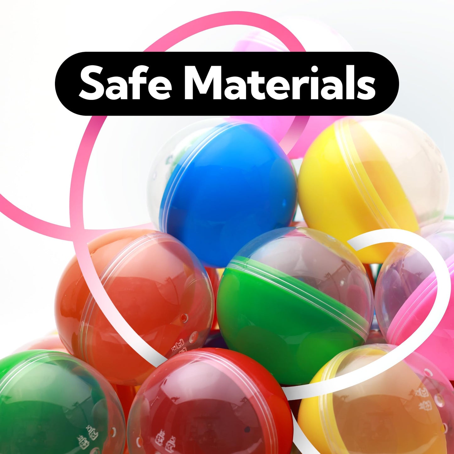 Entervending Vending Machine Capsules - 3" Empty GREEN Plastic Capsules - Toy Capsule - 14 Round Large Easter Eggs - Bath Bombs Molds - Party Favors Beauty and Personal Care Entervending