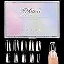 500Pcs Square Nail Tips Full Cover Clear Fake Nail Tips for Acrylic Nails, Size 0~9 Beauty & Personal Care Ohlove