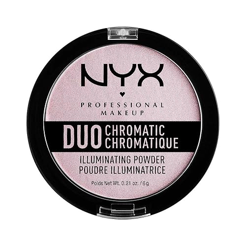 NYX PROFESSIONAL MAKEUP Duo Chromatic Illuminating Powder, Lavender Steel Beauty & Personal Care NYX PROFESSIONAL MAKEUP