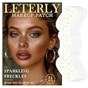 Leterly 24 Pcs Glitter Freckles Face Tattoo,Gold Face Glitter Makeup Patches Cute Sparkle Freckles Patches Waterproof Makeup Speckles for Face Beauty & Personal Care Leterly
