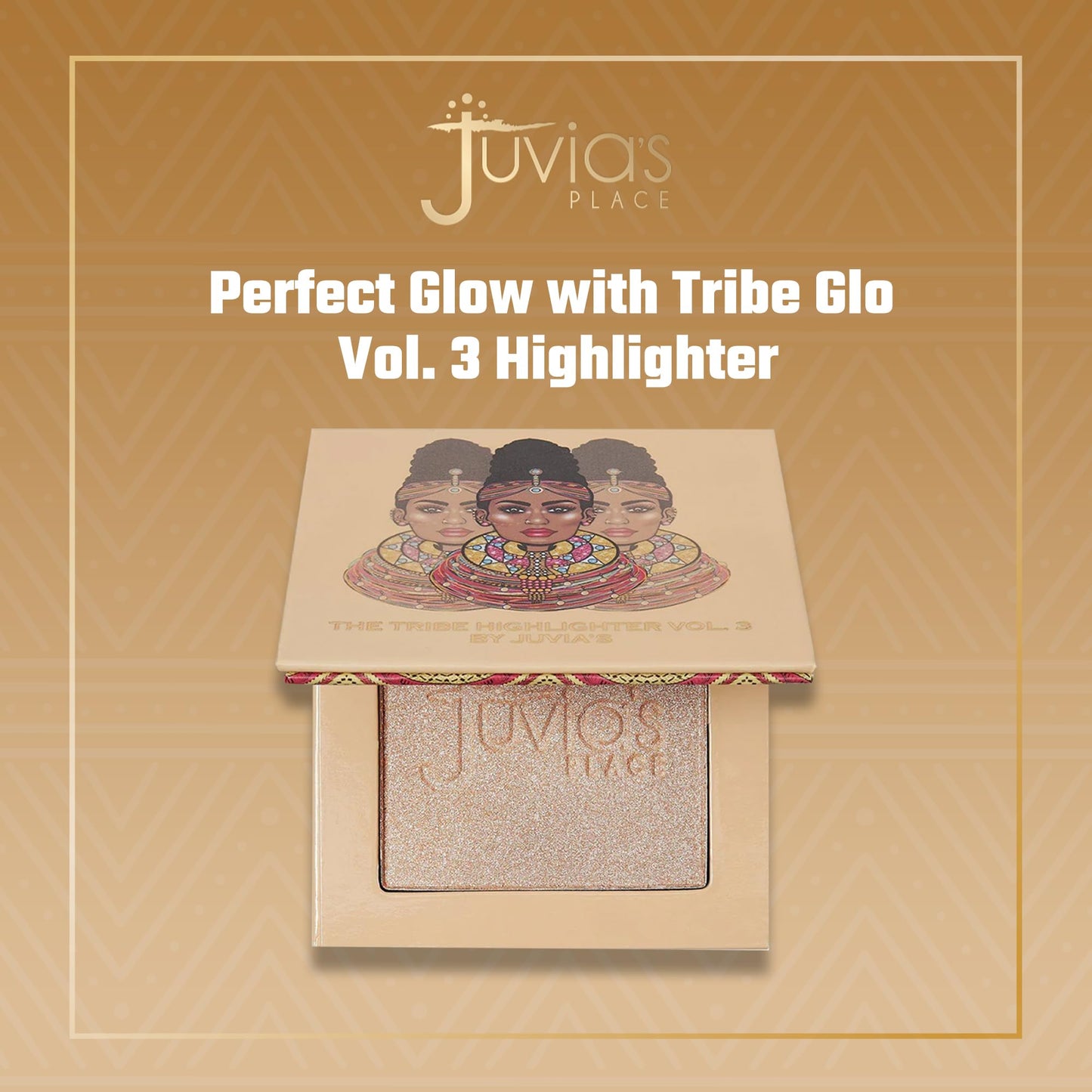 Juvia's Place - Tribe Highlighter Vol. 3 - Glow Highlighter Face Makeup Powder - Shimmering Glow Finish perfect for cheekbones, Radiant Mineral Beauty & Personal Care Juvia's Place