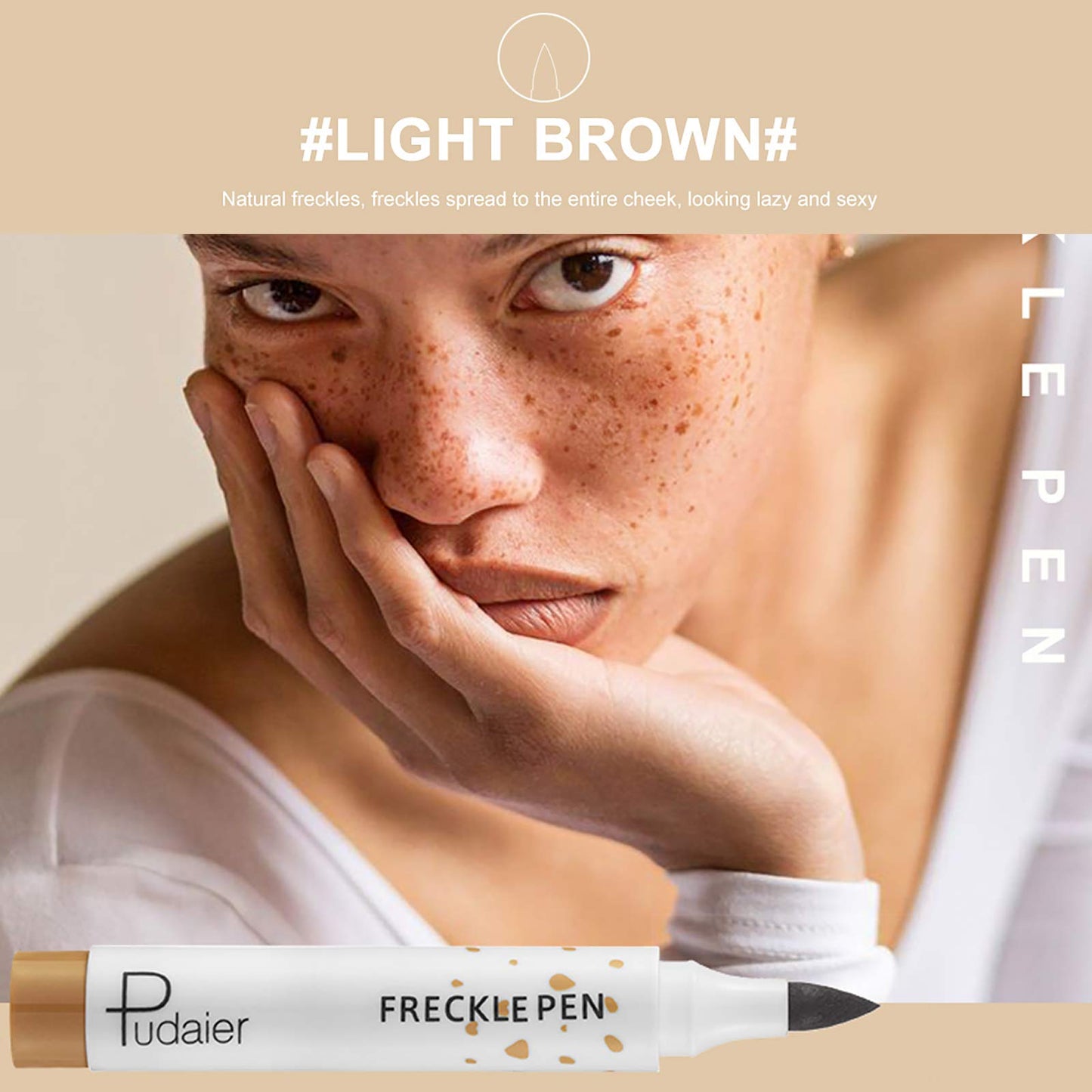 Freckle Pen 2 Colors Waterproof Lasting Natural Like Face Freckle Makeup Pen 2 Pcs 0.17 Fl Oz Beauty & Personal Care Marine Forest