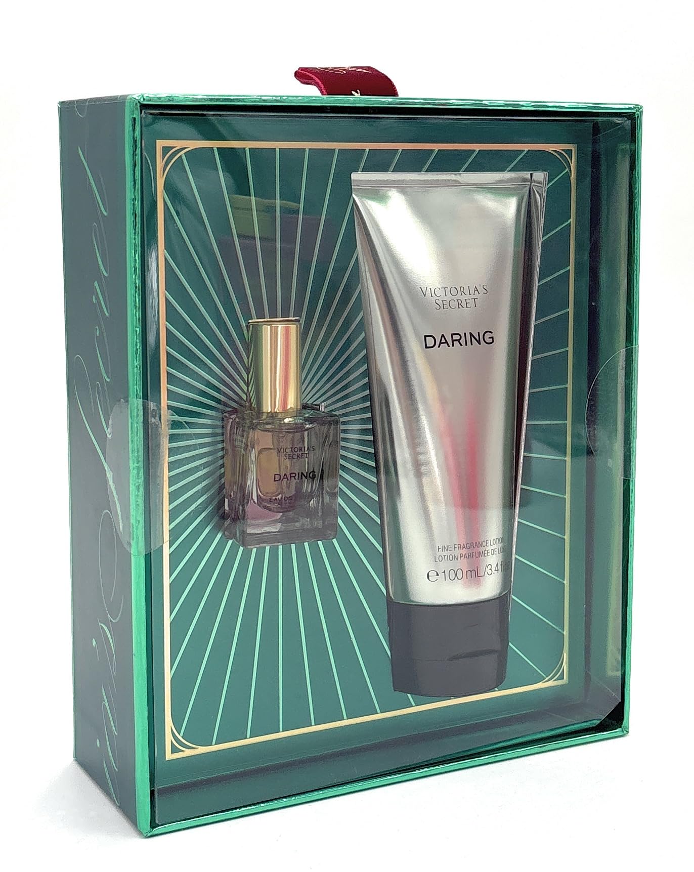 Victoria's Secret Daring 2-Piece Gift Set Mini Eau De Parfum .25 fl oz & Fragrance Lotion 3.4 fl oz Beauty & Personal Care Victoria's Secret