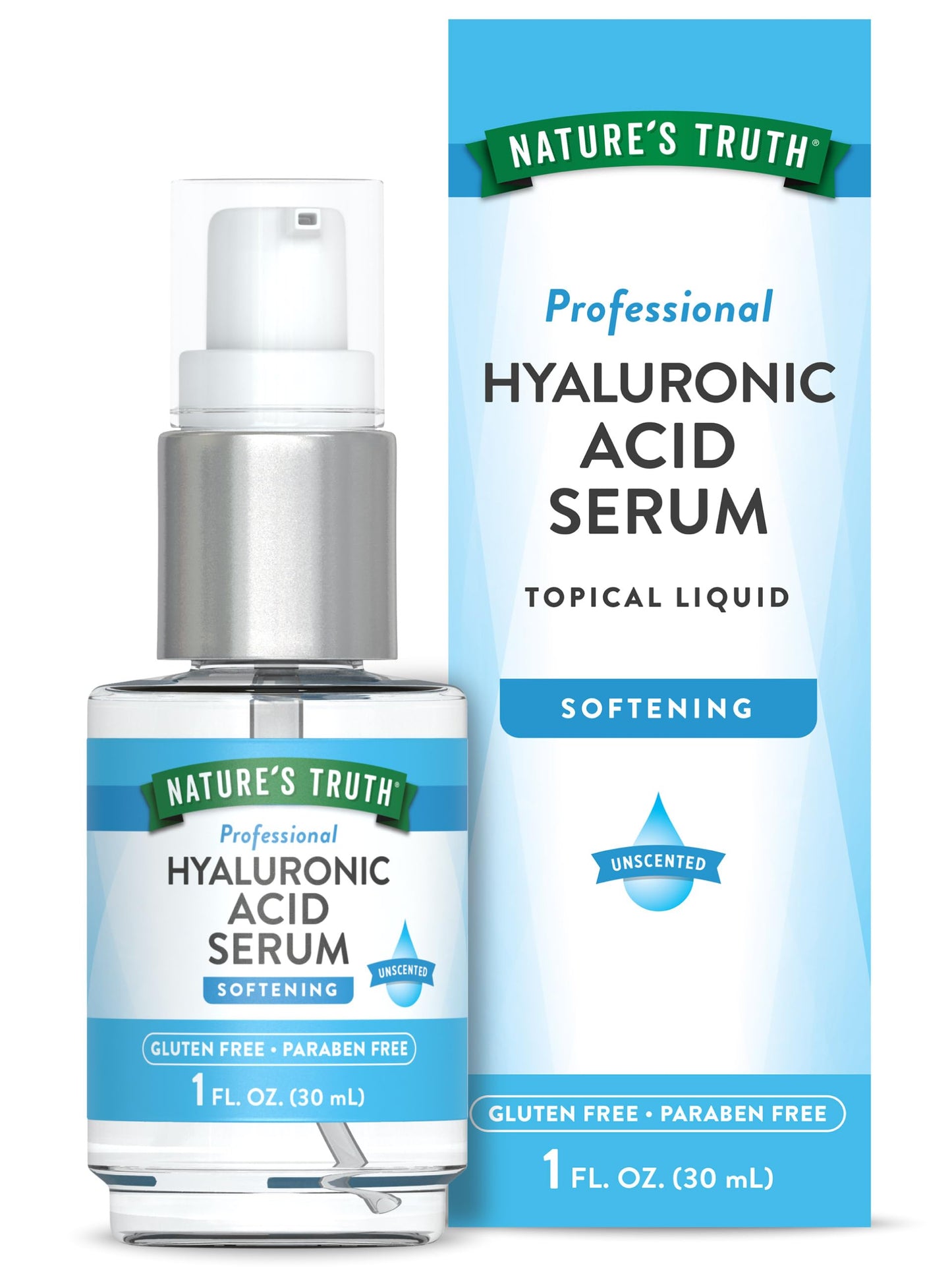 Nature's Truth Hyaluronic Acid Serum for Skin | 1 fl oz | Topical Liquid Beauty & Personal Care Nature's Truth