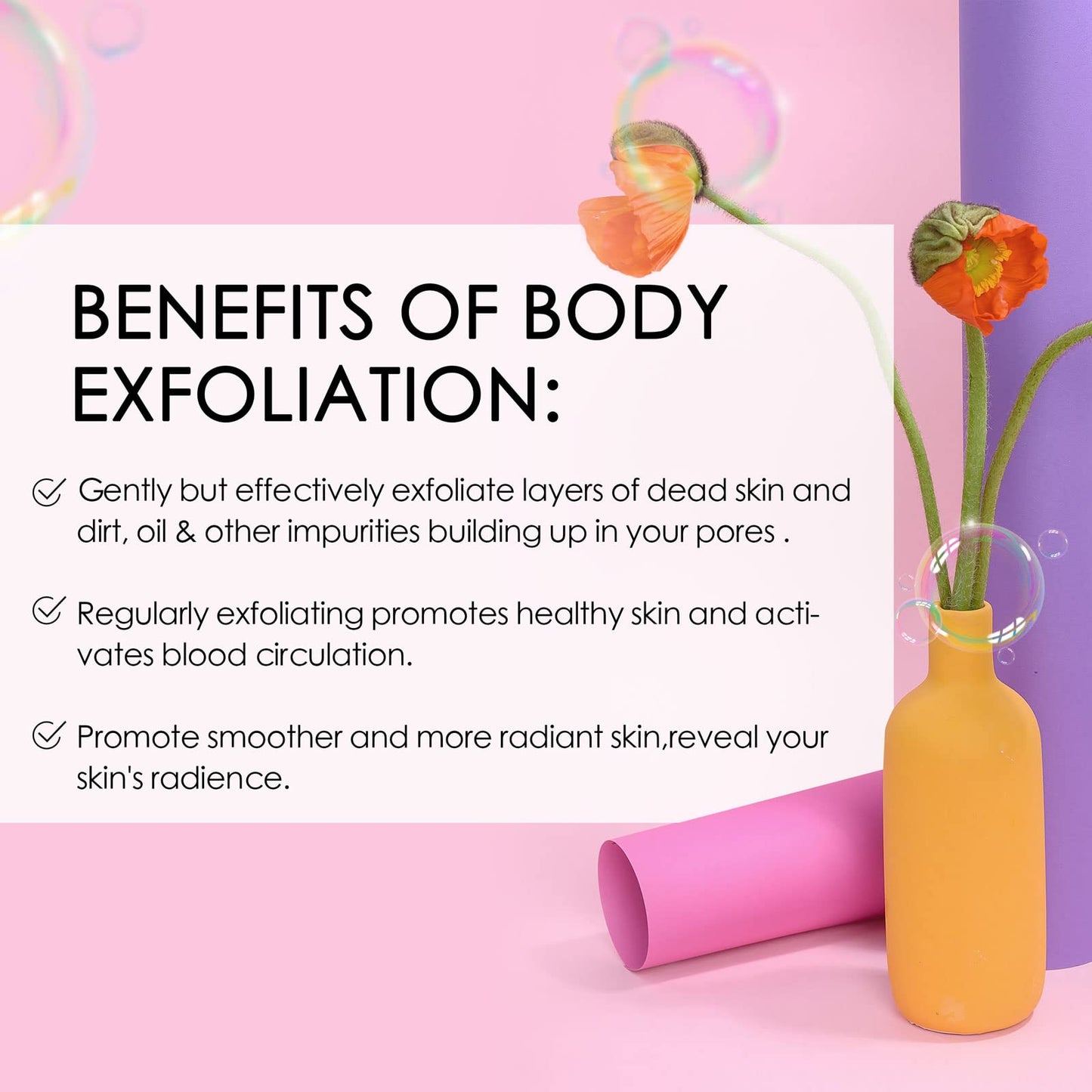 Evridwear Exfoliating Body Scrubber Heavy Exfoliating Bath Sponges for Men Women Shower Exfoliator Dead Skin Remover Loofah for Cleansing 3 Count Beauty & Personal Care Evridwear