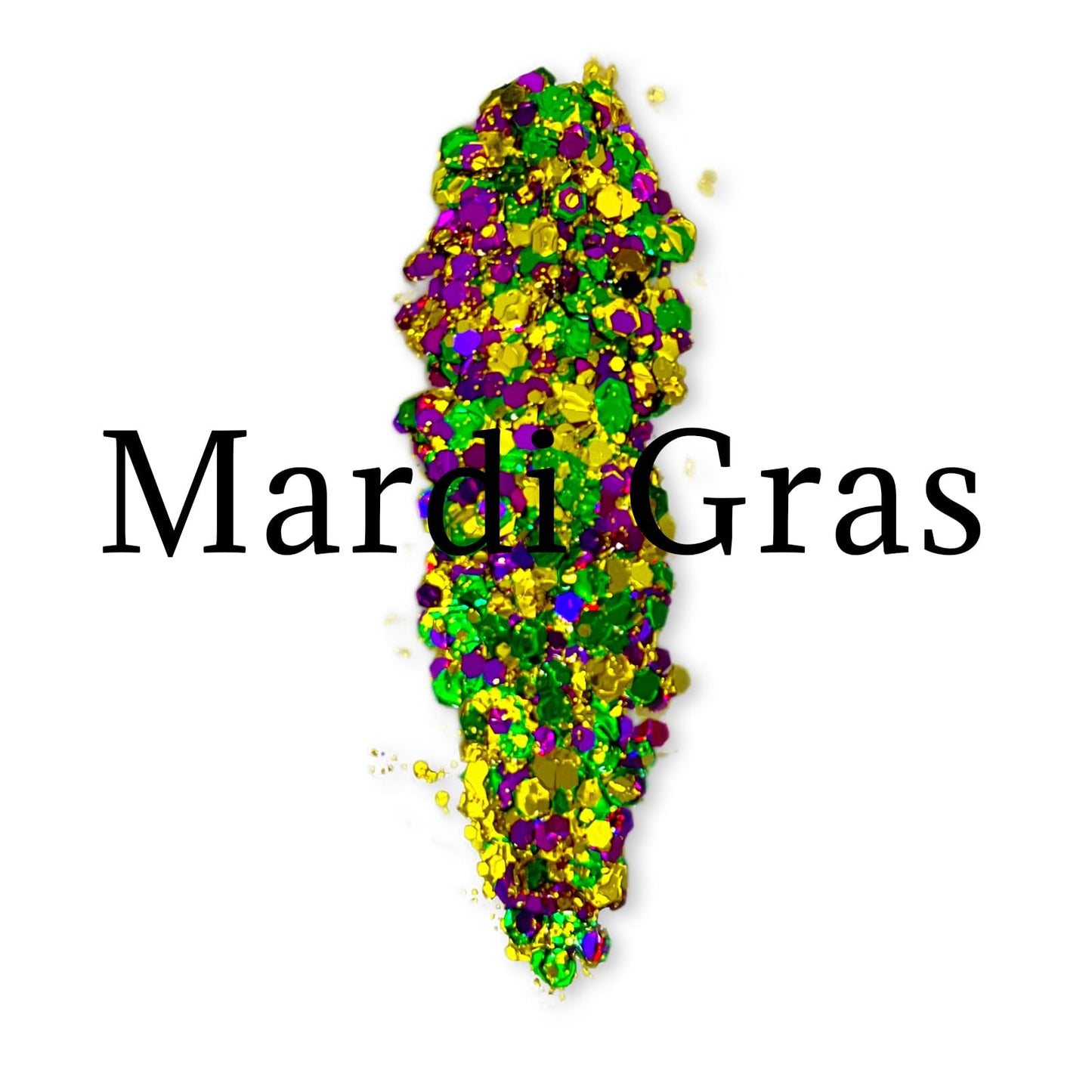 Mardi Gras Glitter Gel for Body, Face, Hair and Lip, Color Changing Glitter Gel Under Light (Mardi Gras) Beauty & Personal Care CiikDux