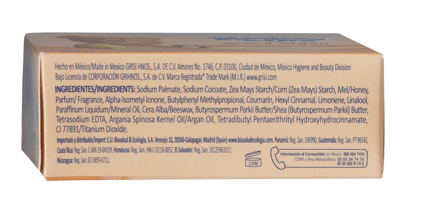 Ricitos de Oro Honey Bee Bar Soap, Hypoallergenic Bar Soap, Assists in Moisturizing Baby's Skin, Delicate Skin, 6-Pack of 3.5 Oz, 6 Bar Soaps. Beauty & Personal Care Ricitos de Oro