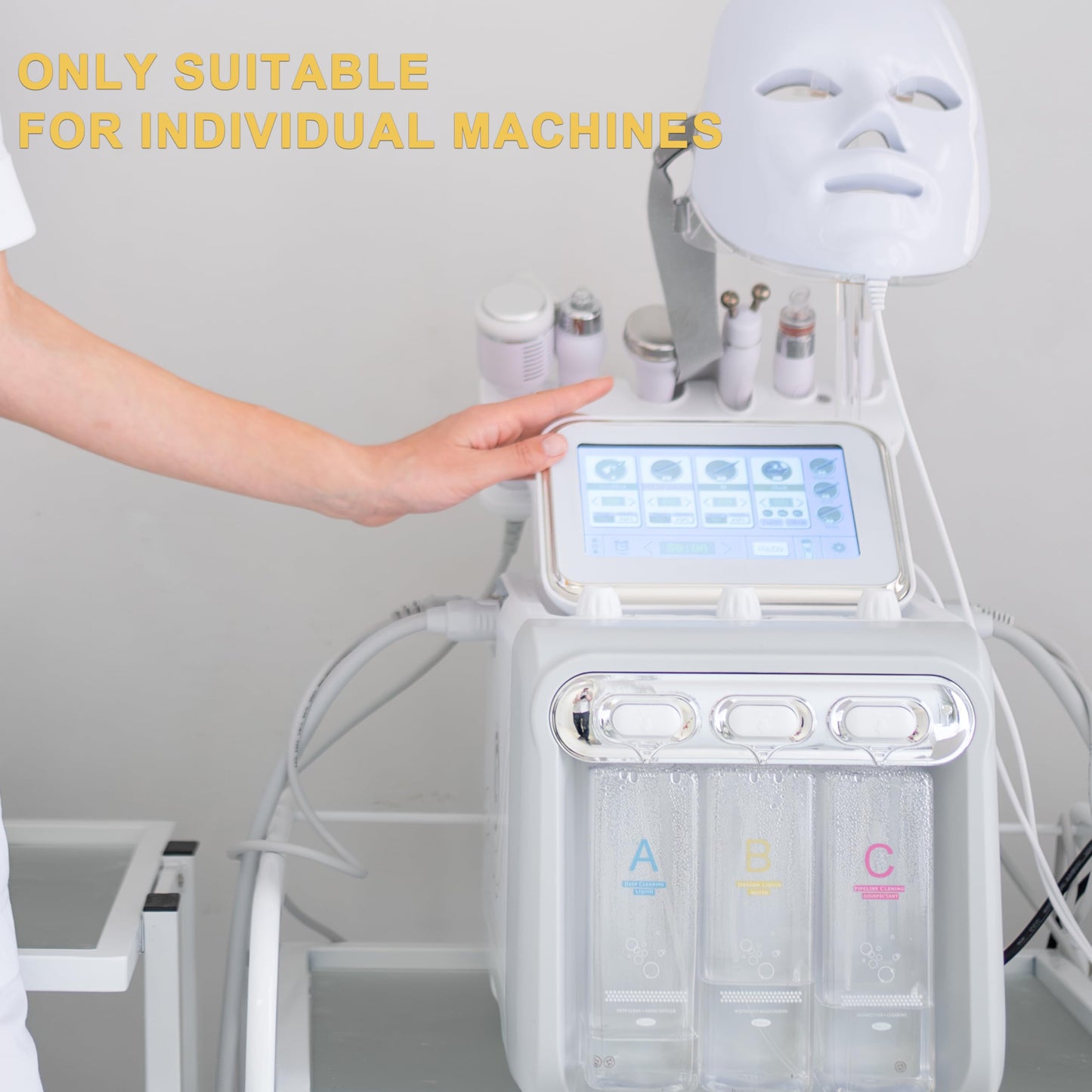 Elitzia Spare Parts A B C Bottle Waste Replacement Parts ETLB245 ETLB248 Hydrofacial Device Beauty Machine B Bottle Beauty and Personal Care Elitzia