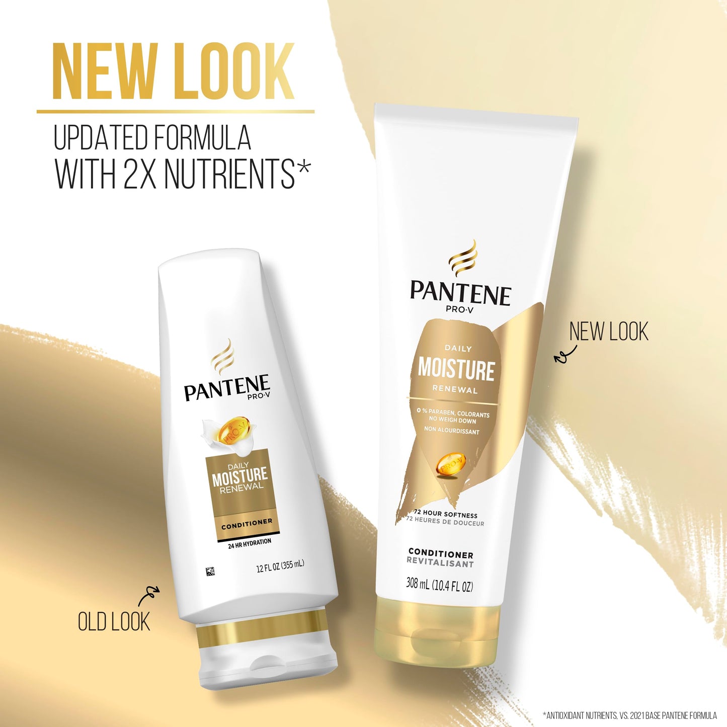 Pantene PRO-V Daily Moisture Renewal Dual Pack Shampoo + Conditioner, 12 oz Shampoo/10.4 oz Conditioner Beauty & Personal Care Pantene