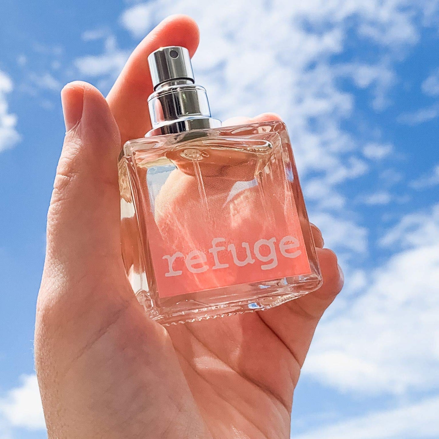 CHARLOTTE RUSSE Refuge Perfume Spray - Fresh Fruity Floral Fragrance for Daytime Wear, Evening Wear and Special Occasions - Raspberry, Peach, Apple Beauty & Personal Care Tru Fragrance Beauty