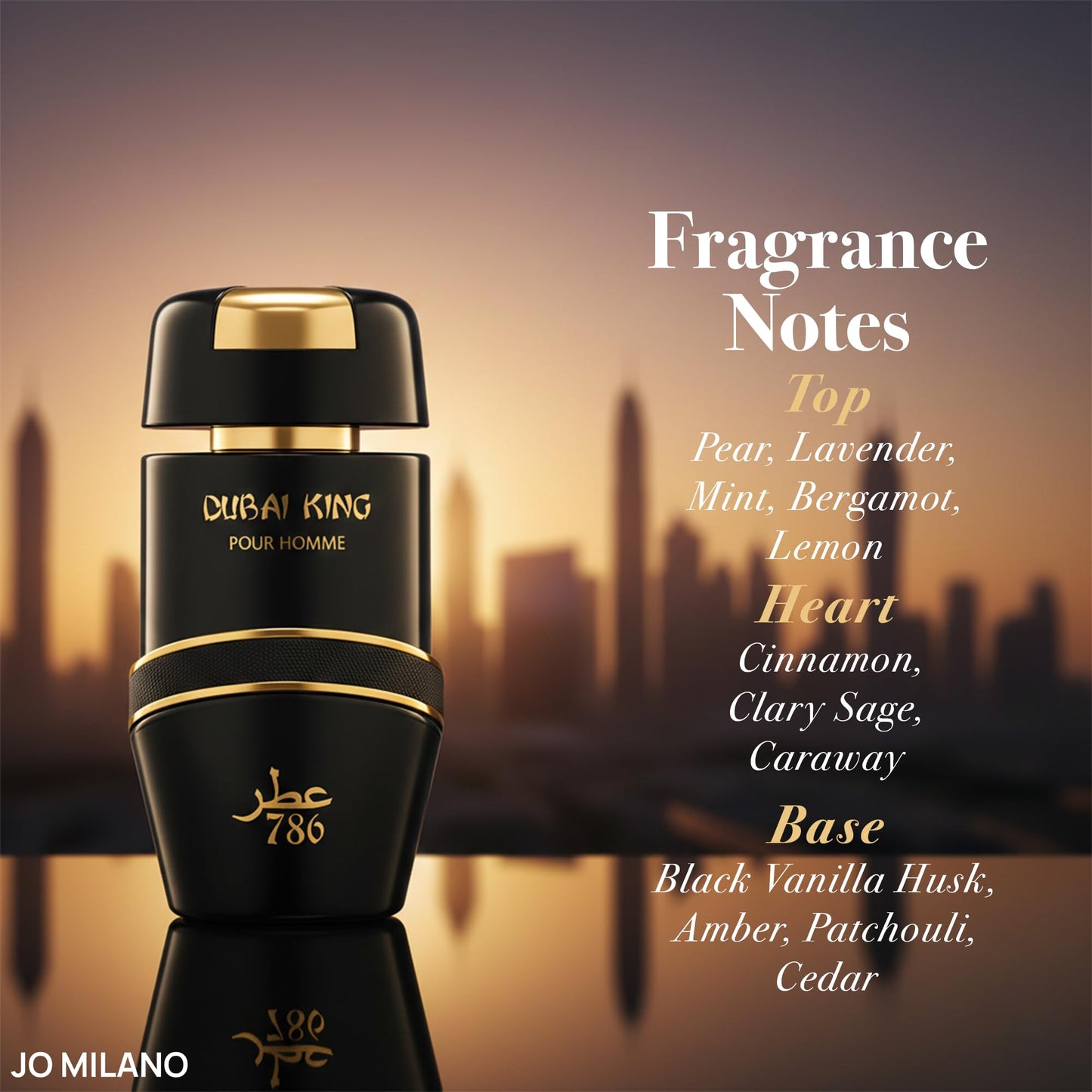 Jo Milano Dubai King 3.4 Edp M (128294) Beauty & Personal Care Jo Milano