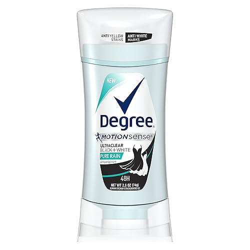 Degree Women UltraClear Antiperspirant Deodorant Black+White Pure Rain 2.6 oz Beauty & Personal Care Degree