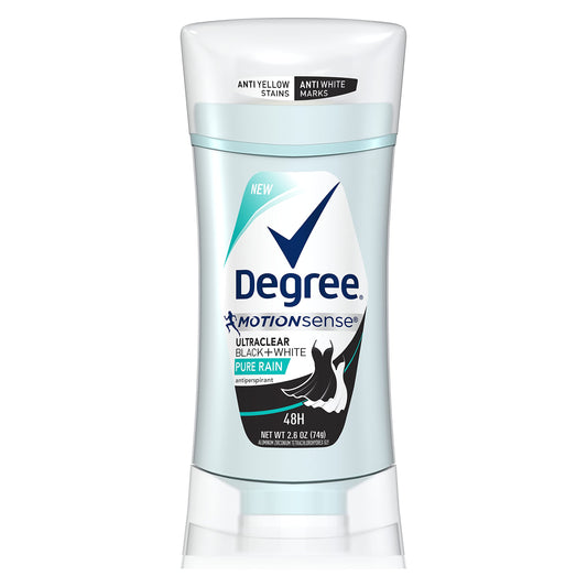 Degree Women UltraClear Antiperspirant Deodorant Black+White Pure Rain 2.6 oz Beauty & Personal Care Degree