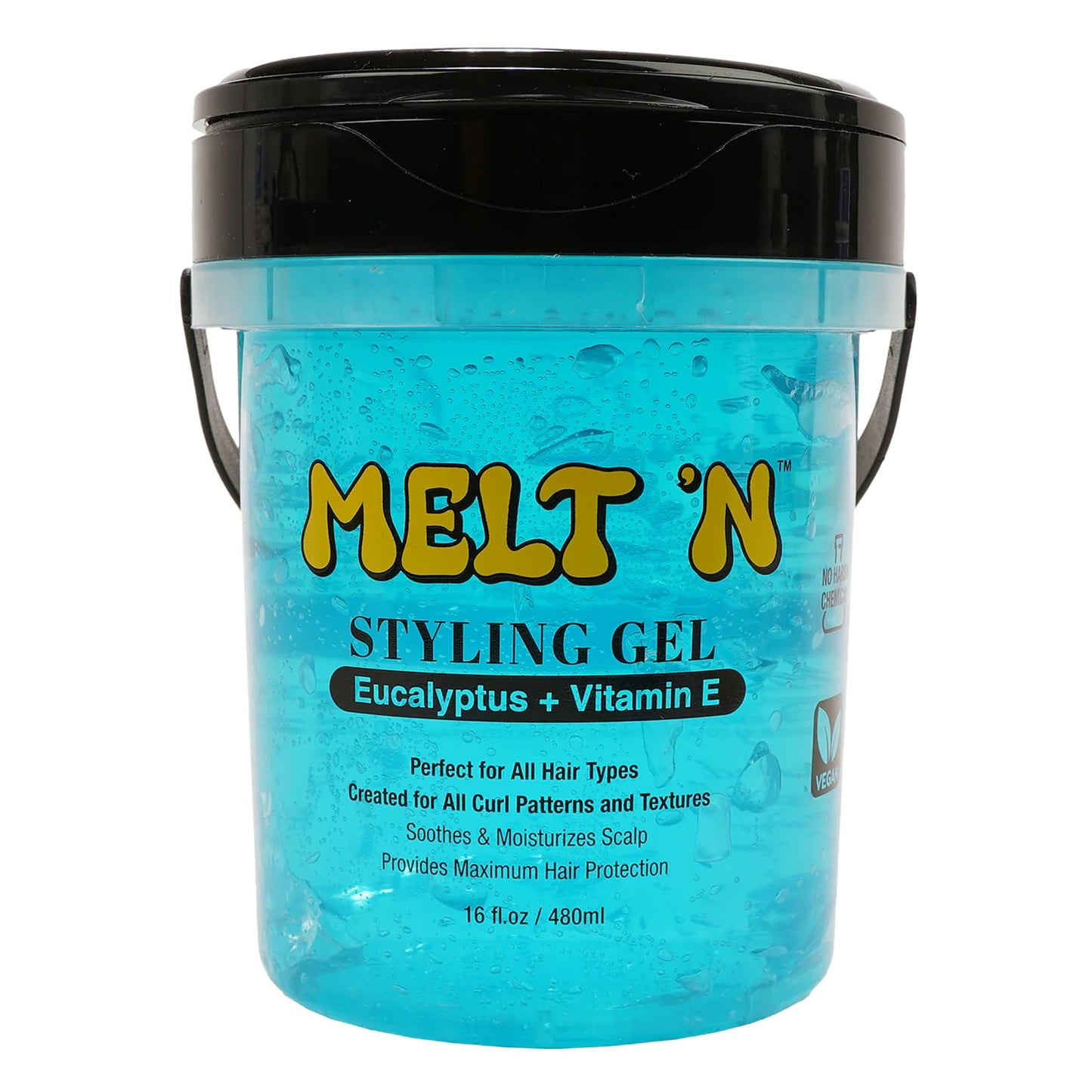 EBIN NEW YORK Melt'n Styling Gel Eucalyptus Oil and Vitamin E 82oz - Strong Hold Styling, Hydrates and Moisturize, Gives High Shine and Refreshing Beauty & Personal Care EBIN NEW YORK
