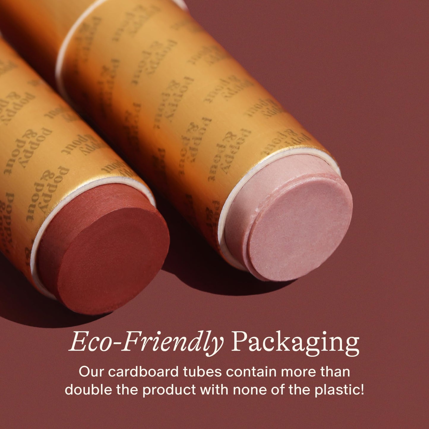 Poppy & Pout All Natural Lip Tint, Cardboard Tube, Hand-Filled, Beeswax, Vitamin E, Coconut Oil, Cruelty Free, All-Natural Shades (Farrah) Beauty and Personal Care Poppy & Pout