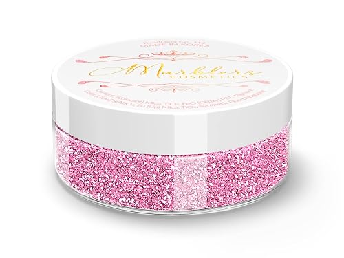 MARBLERS Twinkle Face & Body Glitter [Flamingo] 0.18oz (5g) | Fine | Non-Toxic | Vegan | Cruelty-Free | Festival, Rave & Party Makeup | Eye, Hair Beauty & Personal Care MARBLERS