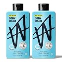 W By Jake Paul Body Wash for Men, Odor Fighting, Deep Cleaning Shower Gel, Hydrating Mens Bodywash, Wave Breaker Scent, 2 Pack, 18 fl oz Beauty & Personal Care W