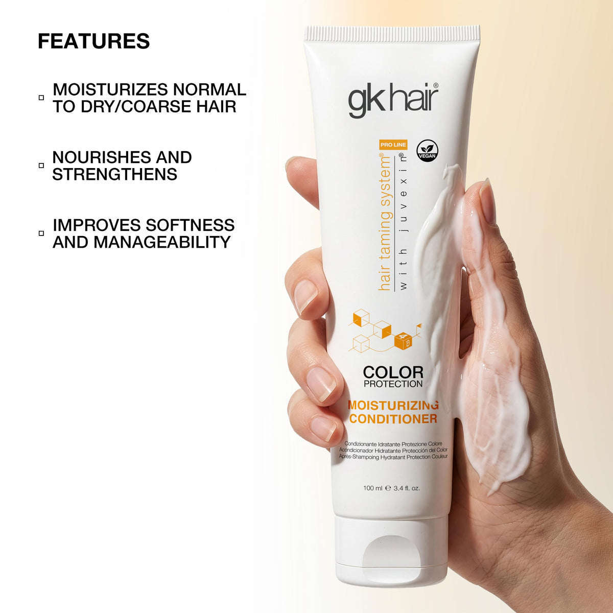 GK HAIR Travel Size Keratin Moisturizing Conditioner 3.4 Oz