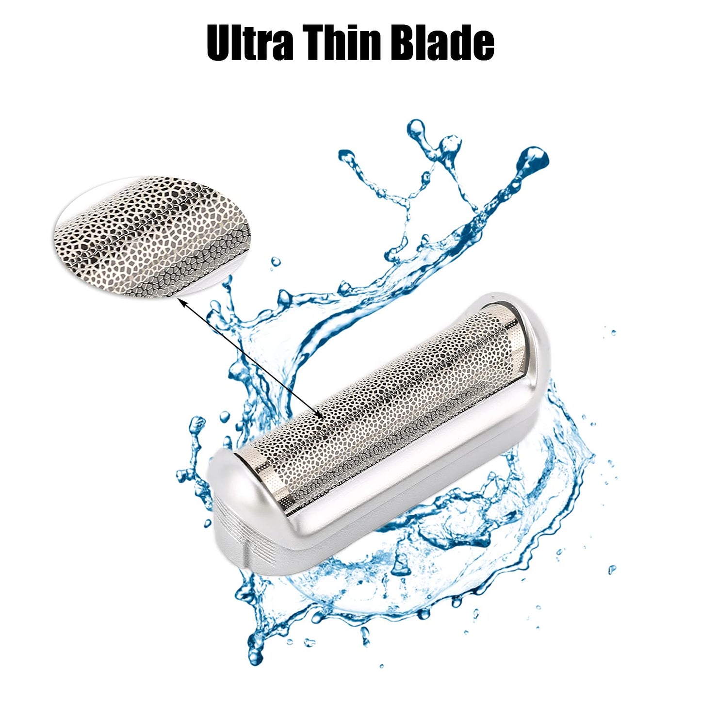 M90 Replacement Foil Shaving Supplies Accessories Knife Net Cutter Head Electric Shaver Head Accessories Suitable For 5S Shaver M90 Replacement Heads Beauty and Personal Care Qiilu