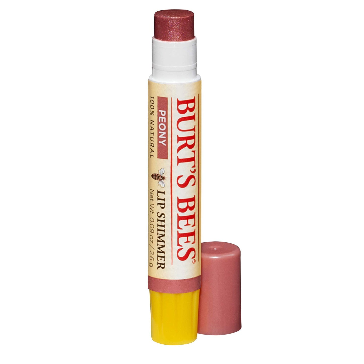 Burt's Bee's Lip Shimmer, Peony - 0.09 Ounces each (Value Pack of 4) Beauty & Personal Care Burt's Bees