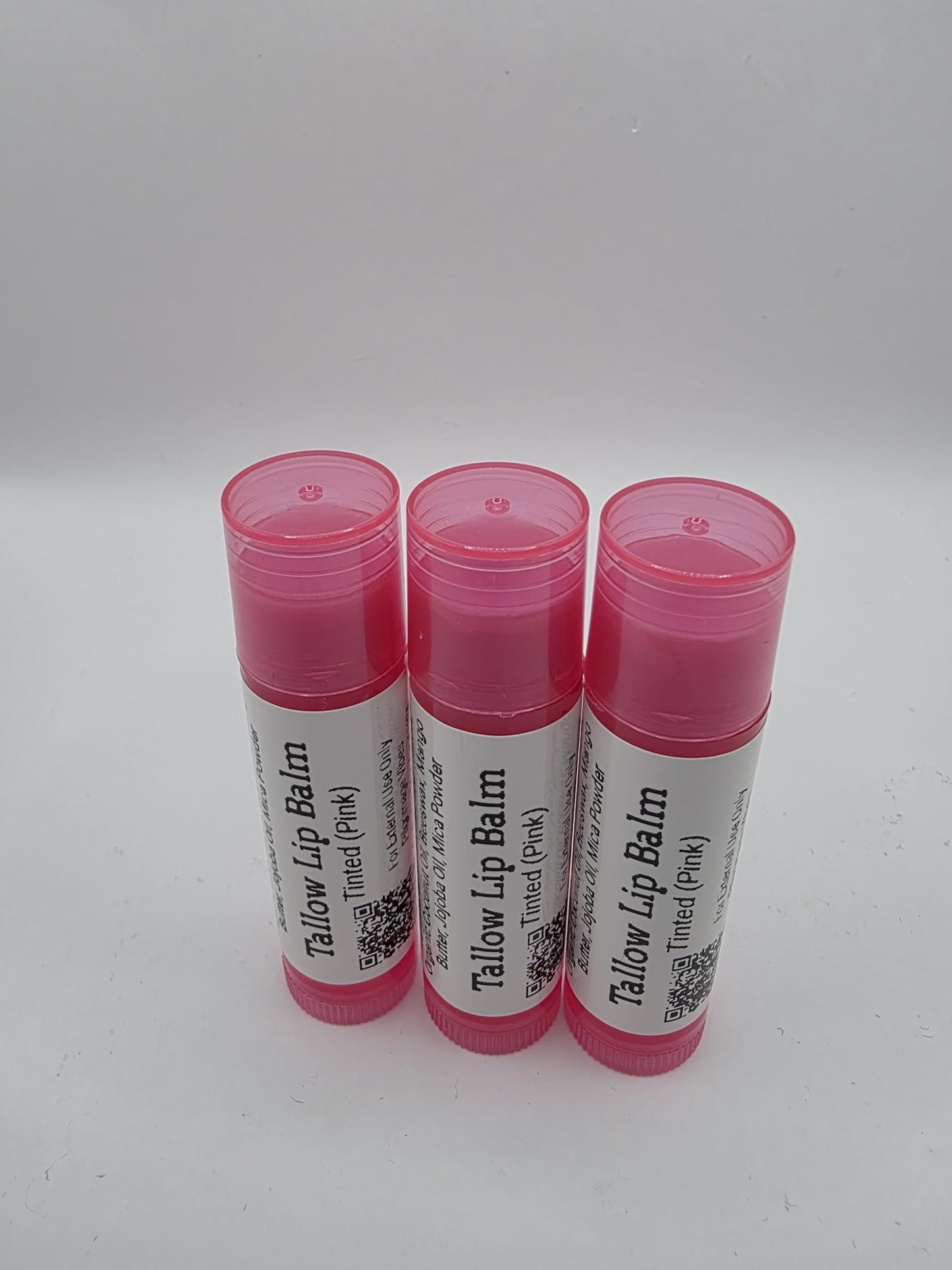Pilgrimage Vibes Tallow Lip Balm with Nourishing Oils (Tinted Pink) Handmade Beauty and Personal Care Pilgrimage Vibes