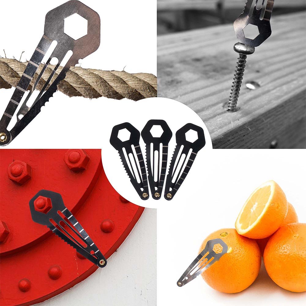3 Pack, Multi Tool Tactical Hair Clip - Universal Survival Kit for Women Beauty & Personal Care West Coast Paracord
