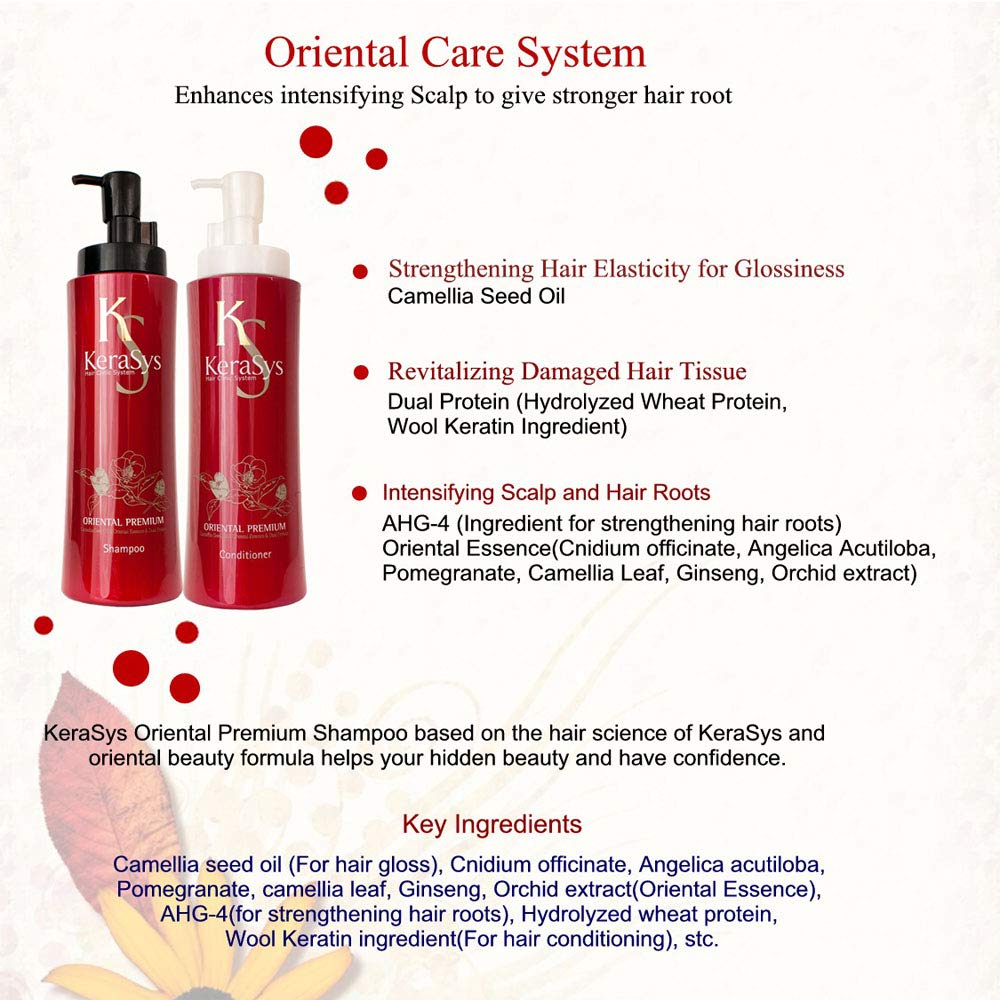Aekyung Kerasys Oriental Premium Shampoo(600ML) and Conditioner (600ML) sets Beauty & Personal Care Aekyung
