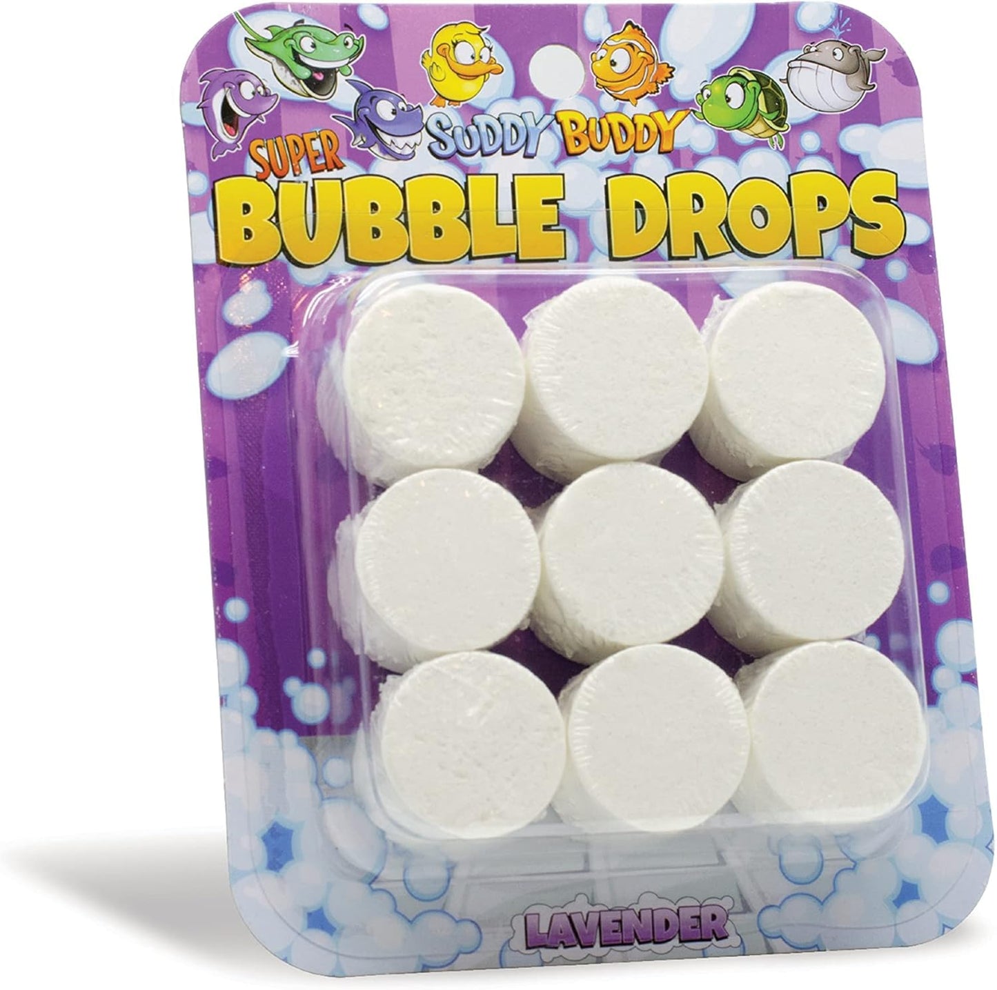 Suddy Buddy® Super Bubble Drop Refills - Fun & Easy Bath Bubbler for Kids Bubble Bath Toys 3+ - Non-Toxic, Hypoallergenic - 9 Count, Long-Lasting Fun Beauty and Personal Care Suddy Buddy