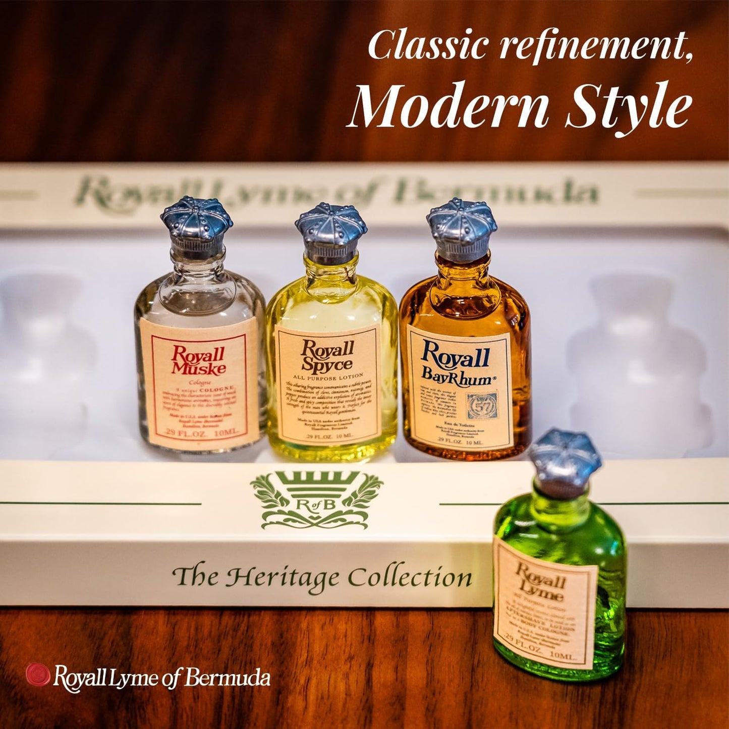 ROYALL LYME Bermuda Collection by Royall Fragrances 4 Piece Mini Variety Set men Beauty & Personal Care ROYALL LYME