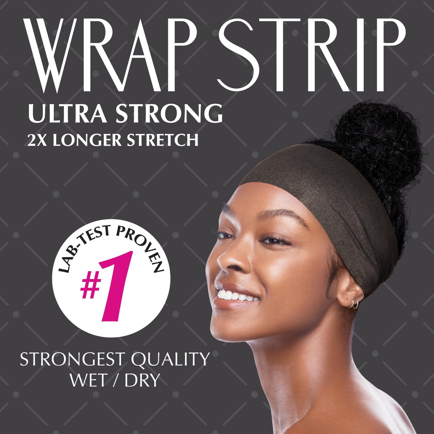 Red by Kiss Hair Wrapping Strip, Ultra Strong 2X Longer Stretch, 40 Strips, Suitable for Wet/Dry Hair, White, Styling Paper for Sleek Hairstyles Beauty & Personal Care Red by Kiss