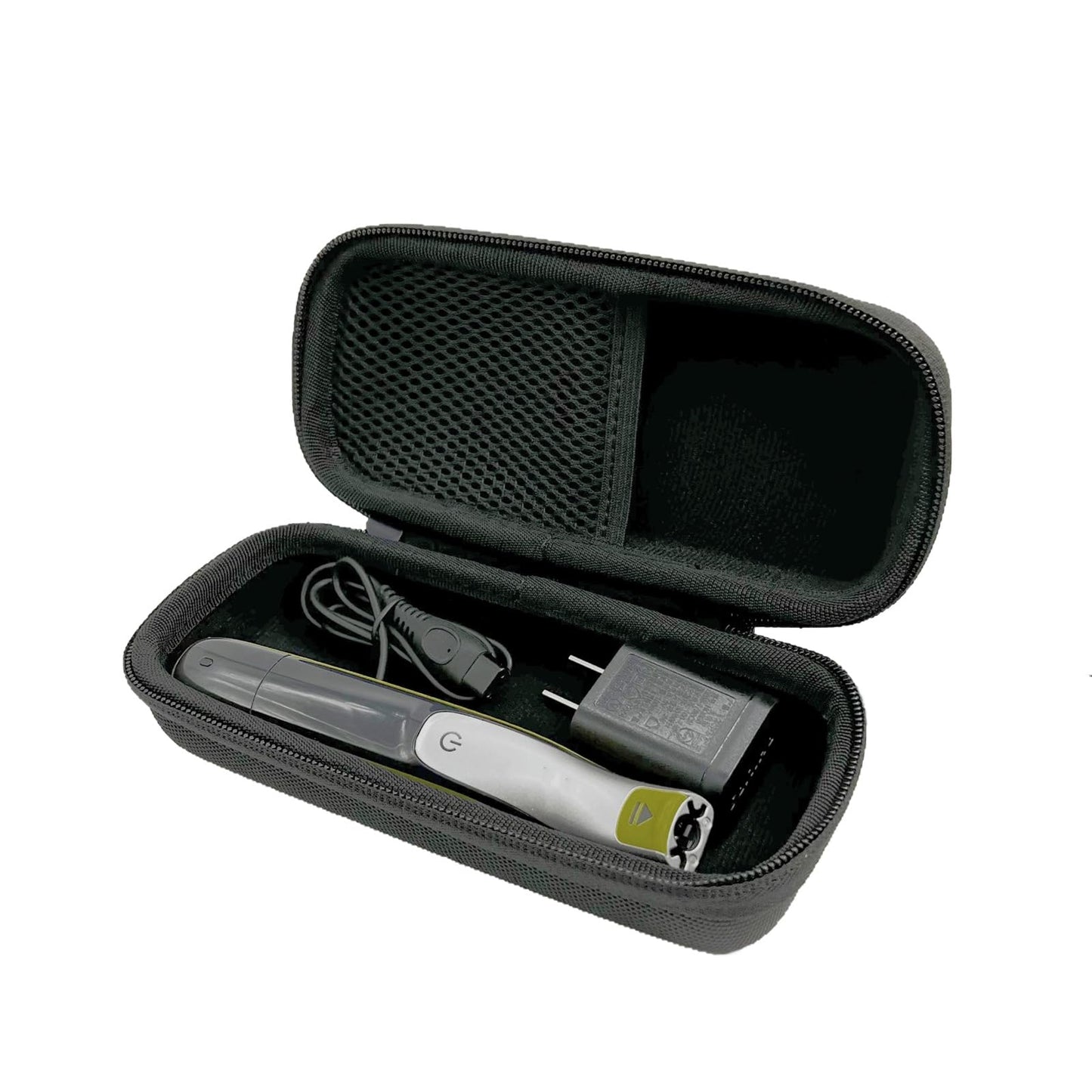 Diyeeni Hard EVA Travel Case Face and Body Hybrid Electric Trimmer Shaver, Protective Organizer with Mesh Pocket for Small Accessories, for QP2520 Beauty and Personal Care Diyeeni