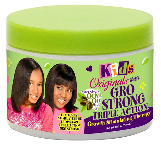 Africas Best Kids Orig Gro Strong Therapy 7.5 Ounce Jar (221ml) (2 Pack) Beauty & Personal Care Africa's Best