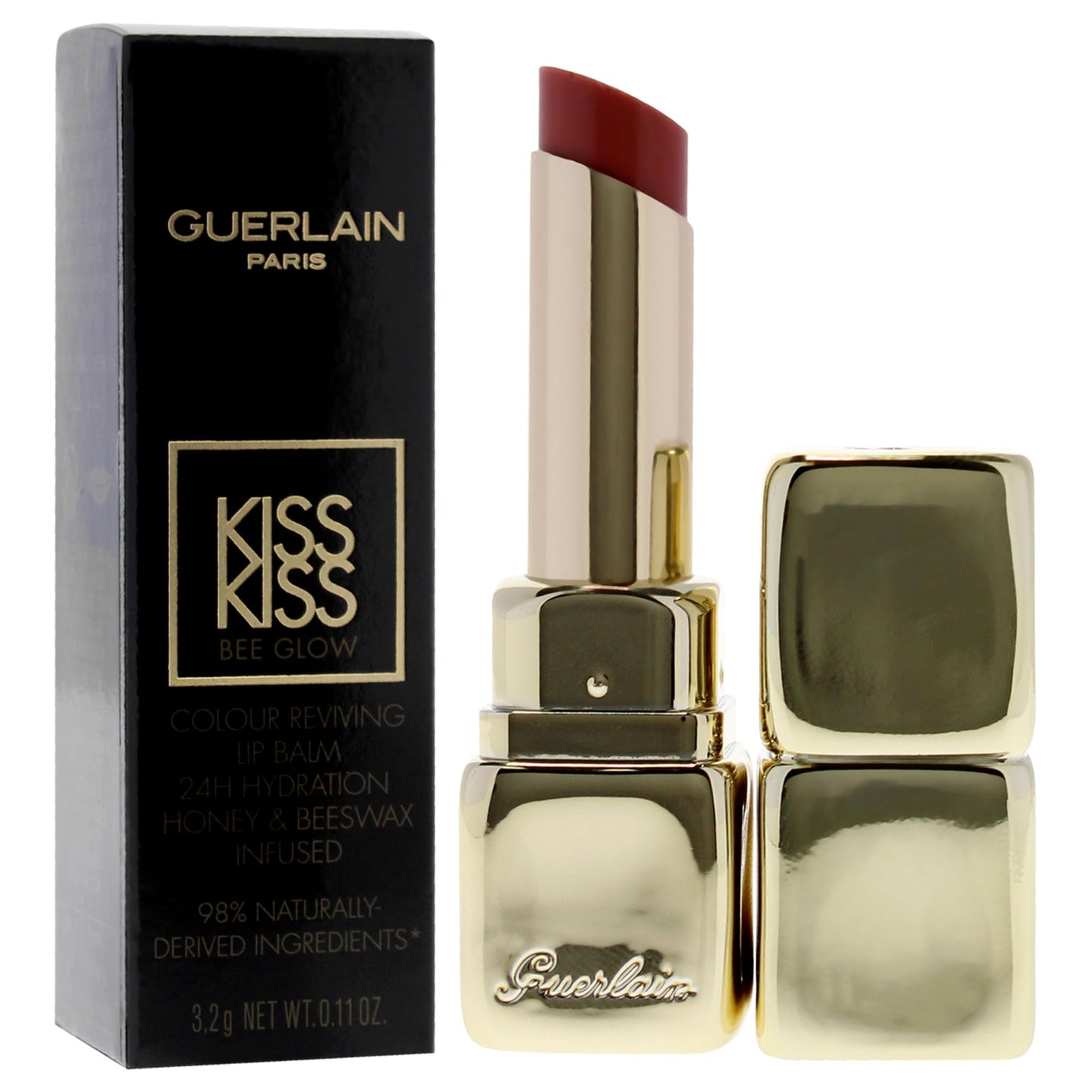 Kiss Kiss Bee Glow Lip Blam - 129 Blossom Glow by Guerlain for Women - 0.11 oz Lip Balm Beauty and Personal Care Guerlain