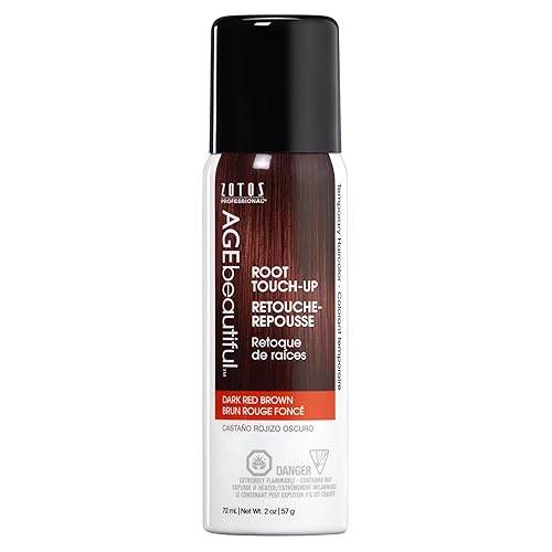 AGE beautiful Root Touch Up Hair Color Spray | Touch-Up Gray Concealer | Temporary Cover Up | Adds Volume & Covers Thinning Patches | Water, Sweat Beauty & Personal Care AGE beautiful