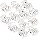 12 Pieces Hot Roller Hair Curler Claw Clips Replacement for Small, Medium, Large and Jumbo Rollers holding Women Girls Hair Section Styling Beauty & Personal Care Syhood