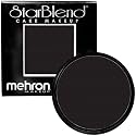 Mehron Makeup StarBlend Cake Makeup | Wet/Dry Pressed Powder Face | Powder Foundation | Black Body and Face Paint 2 oz (56g) | Made in the USA Beauty & Personal Care Mehron