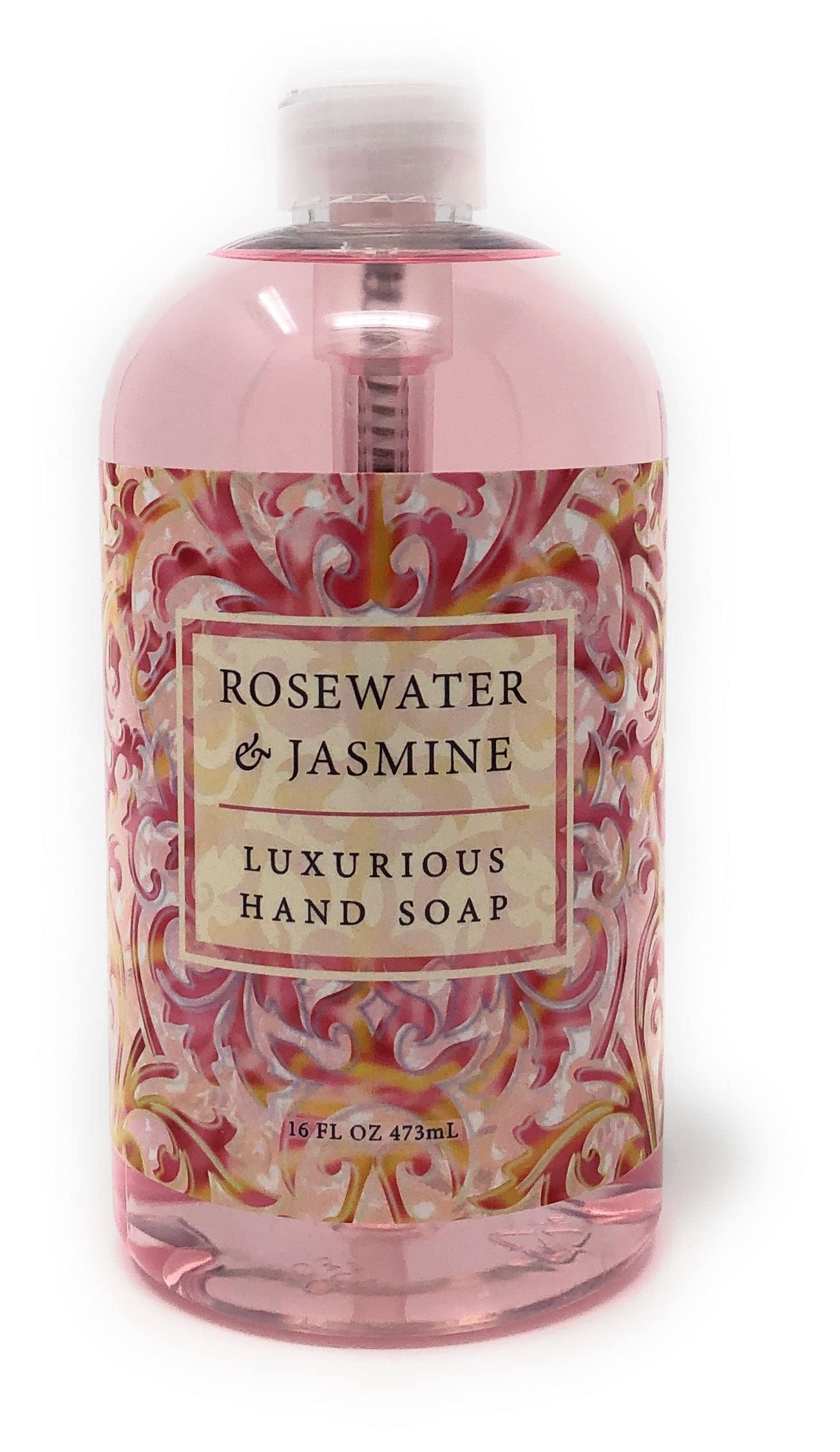 Greenwich Bay Trading Company Luxurious Hand Soap, Rosewater & Jasmine. 16 Fl Oz (R2Y015) Beauty & Personal Care Greenwich Bay Trading Company