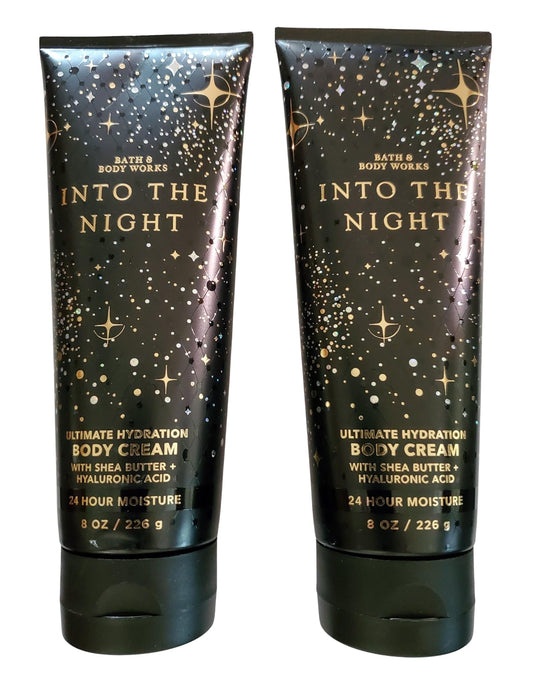 Bath & Body Works Womens Into the Night Ultimate Hydration Body Cream 8 Ounces Pack of 2 Beauty & Personal Care Bath & Body Works