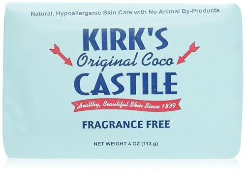 Kirk's Coco Castile Soap, Fragrance Free (Pack of 5) Beauty & Personal Care Kirk's