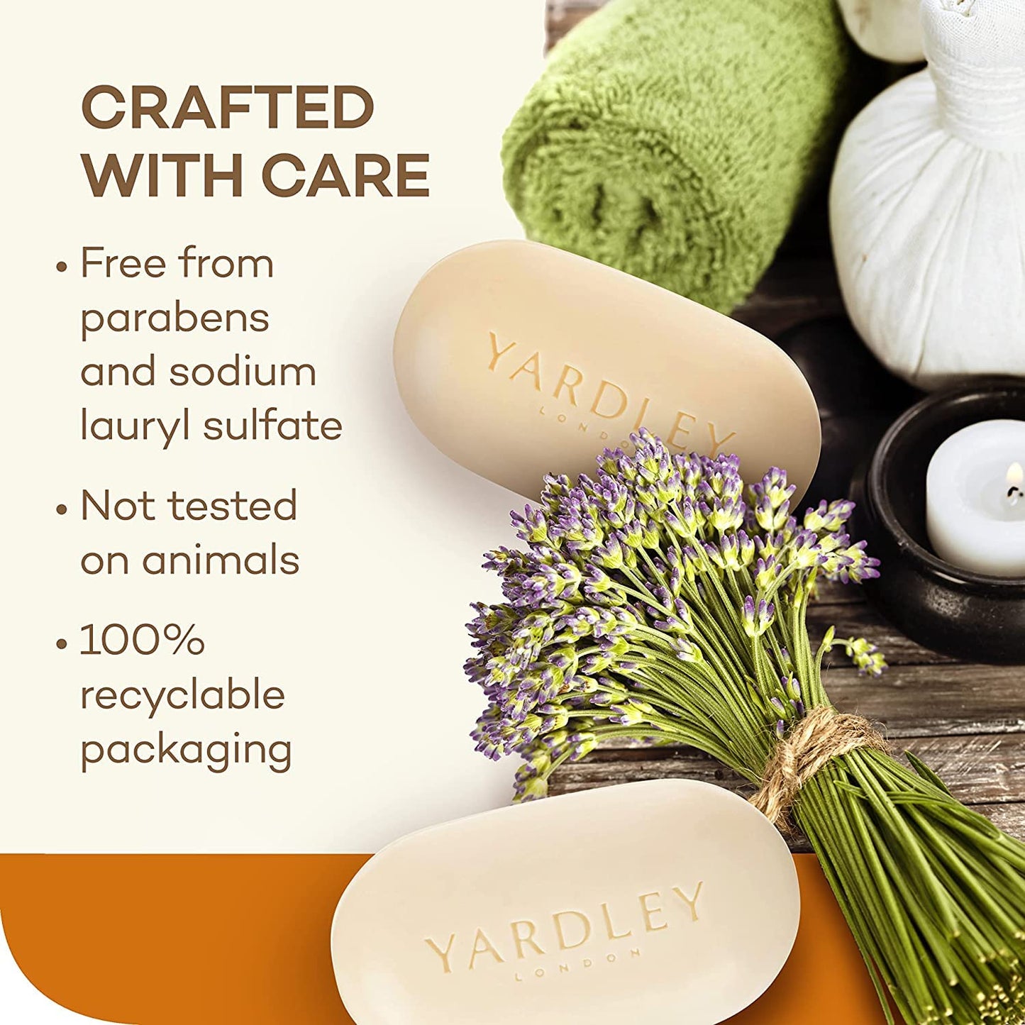 Yardley Shea Buttermilk Bath Bar 4oz 3 Pack Beauty & Personal Care Yardley